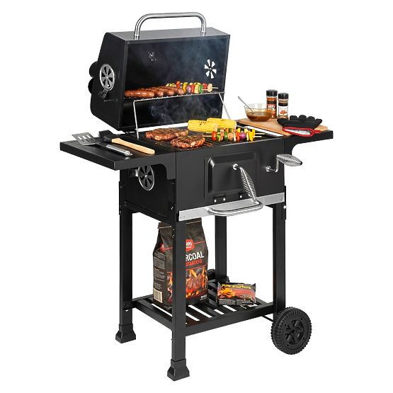 Kerti szögletes grill öntöttvas ráccsal FERRO