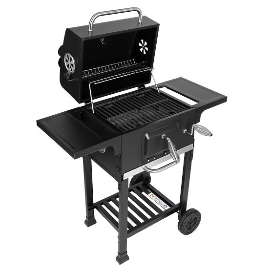 Kerti szögletes grill öntöttvas ráccsal FERRO