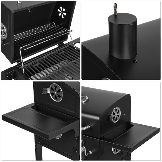 Kerti szögletes grill öntöttvas ráccsal FERRO