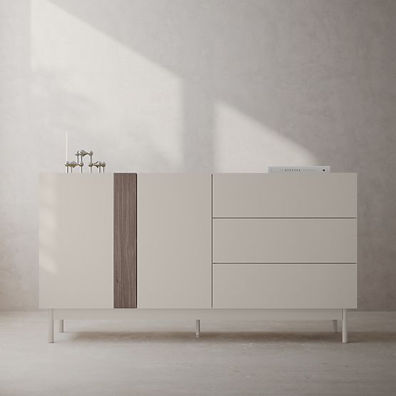 Kétszárnyú komód fiókokkal Berula, kasmír, Villa dió