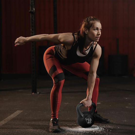 Kettlebell súlyzó 10 kg edzéshez súlyzó gömb súly fitnesz ModernHome