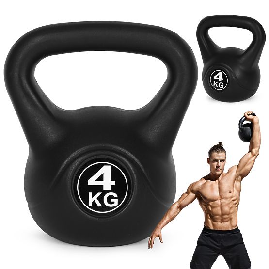 Kettlebell súlyzó 4 kg edzéshez golyó súly fitnesz ModernHome