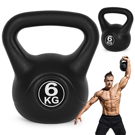 Kettlebell súlyzó 6 kg edzéshez súlygolyó fitness ModernHome