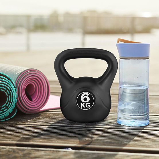 Kettlebell súlyzó 6 kg edzéshez súlygolyó fitness ModernHome