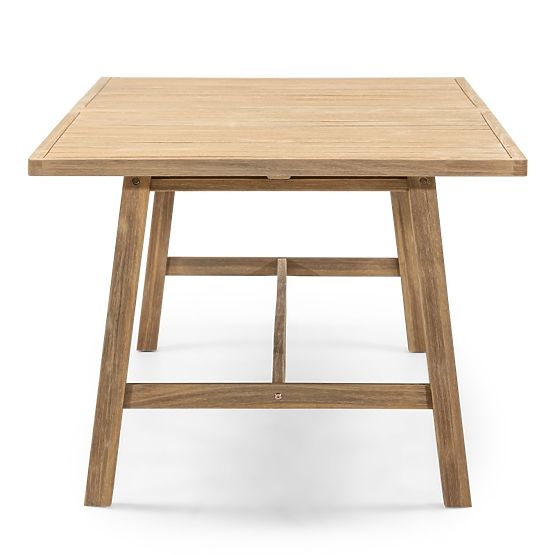 Kihúzható Castello kerti asztal, 200-295 cm, teak megjelenés, FSC akácfa