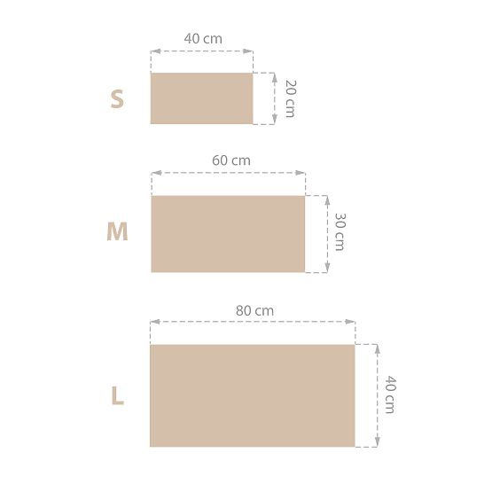 Kárpitozott panel Klasic - bézs
