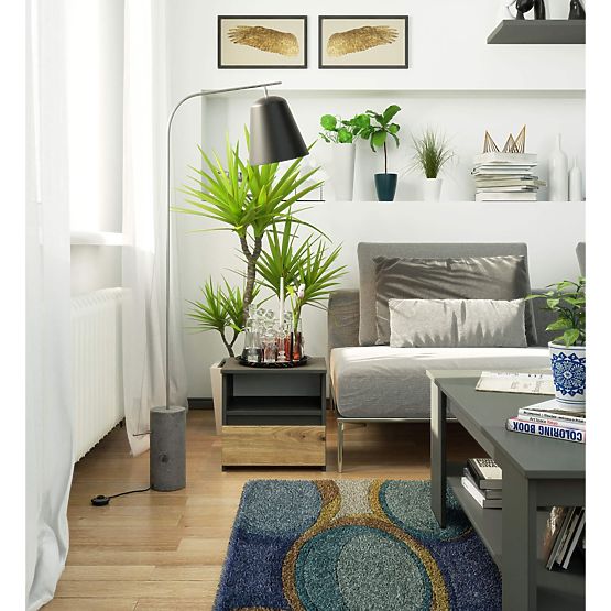 KOMÓD CL1 PK GRAFIT SZÜRKE / ARTISAN TÖLGY