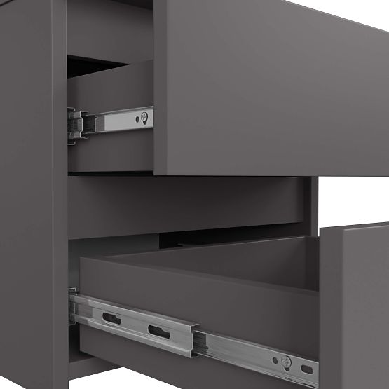 KOMÓD CL2 2SZ CLP PK GRAFIT SZÜRKE