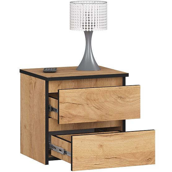 KOMÓD CL2 2SZ CLP PK TÖLGY CRAFT