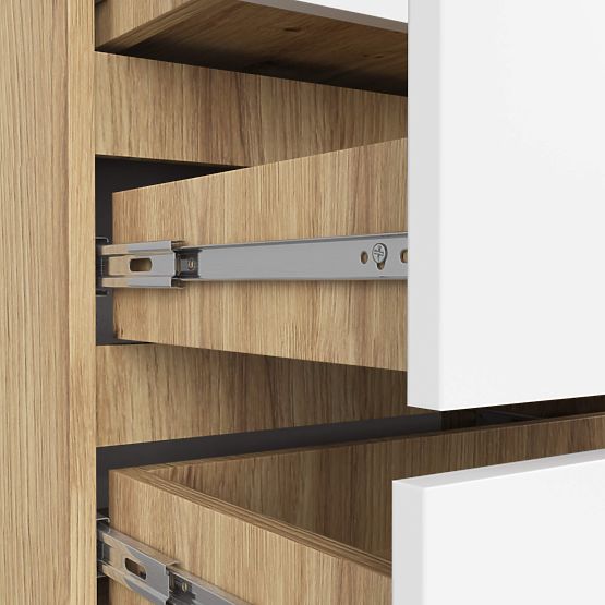 KOMÓD CL3 3SZ CLP PK ARTISAN TÖLGY / FEHÉR