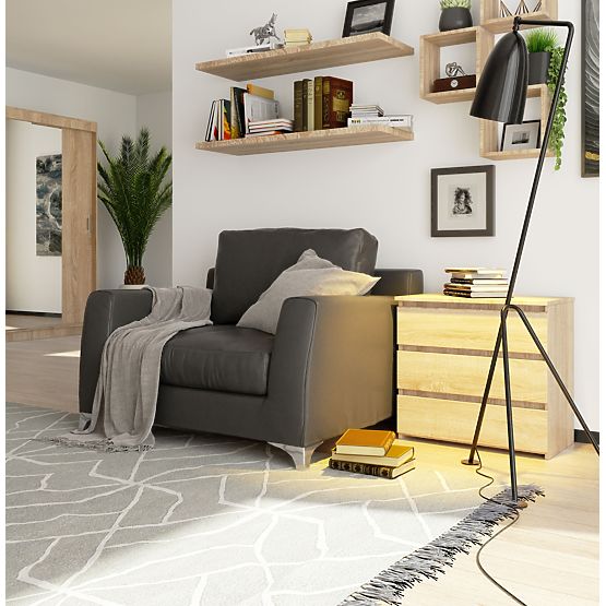 KOMÓD CL3 3SZ CLP PK SONOMA TÖLGY