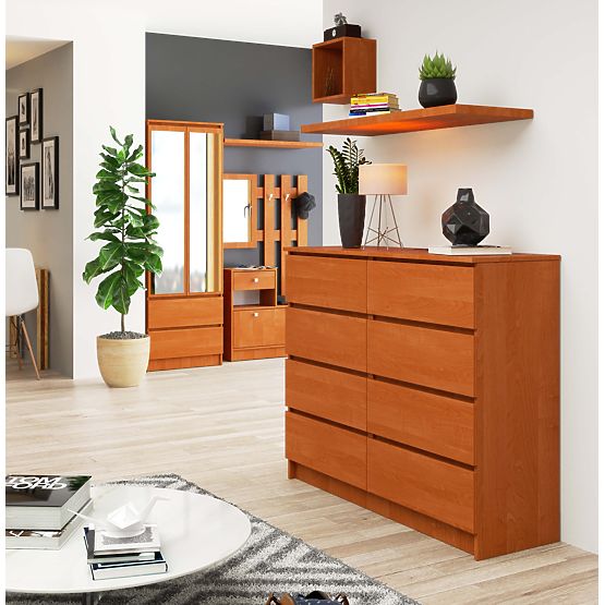 KOMÓD K 120 cm 8 FIÓK PK ÉGER