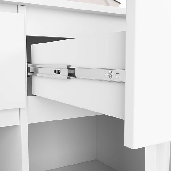 KOMÓD K140 3D 3SZ CLP PK FEHÉR