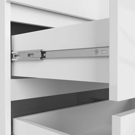 KOMÓD K140 6SZ CLP PK FEHÉR FÉNYES