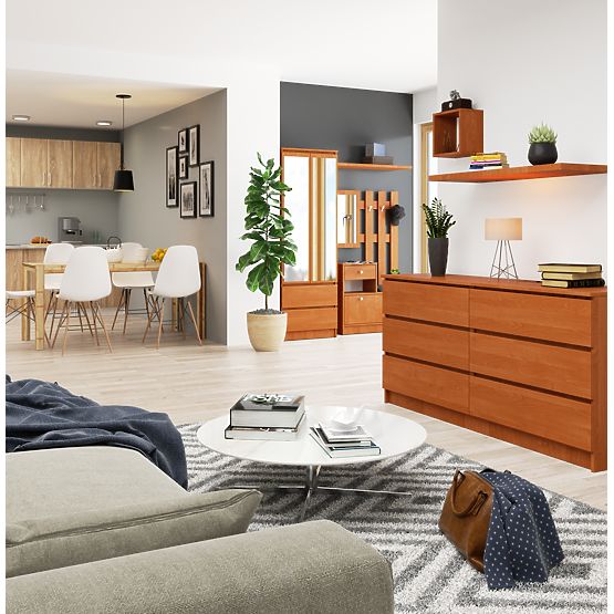 KOMÓD K160 6SZ CLP ÉGER