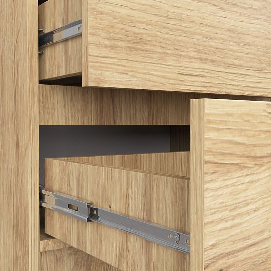 KOMÓD K60 5SZ CLP PK TÖLGY ARTISAN