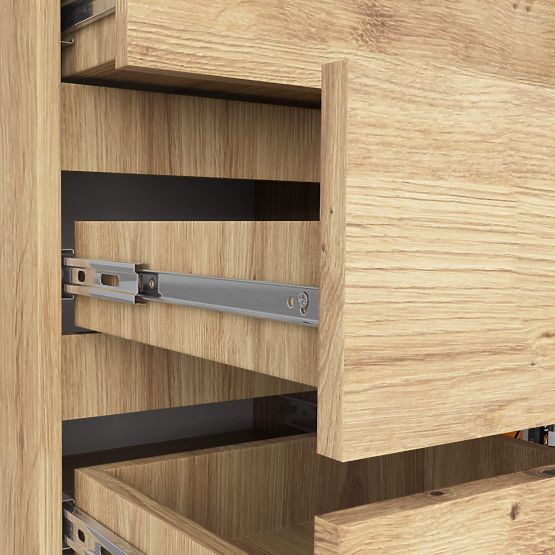 KOMÓD K80 1D 5F PK ARTISAN TÖLGY