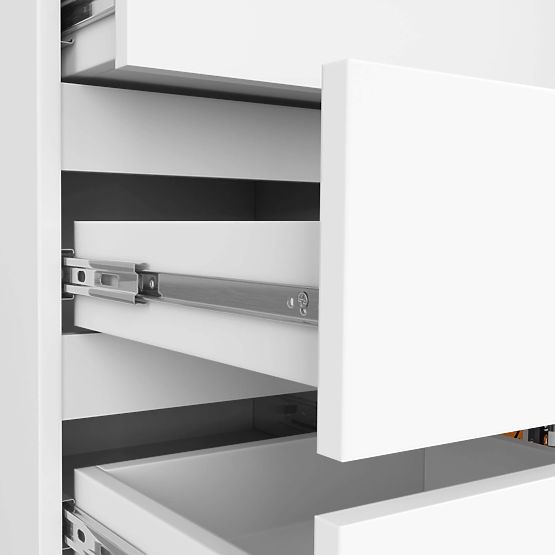 KOMÓD K80 1D 5F PK FEHÉR