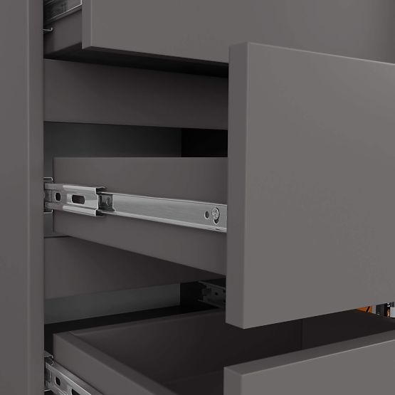 KOMÓD K80 1D 5F PK GRAFIT SZÜRKE