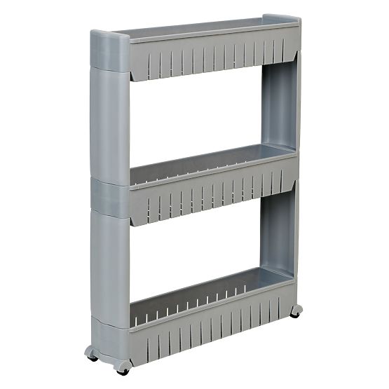 Konyhai fürdőszobai polc szürke 3 szint Leira