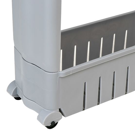 Konyhai fürdőszobai polc szürke 3 szint Leira