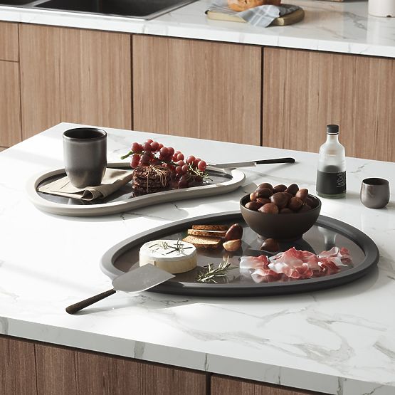 Konyhai kiegészítők szabálytalan alakú HUB grafit szín minimalista stílus umbra