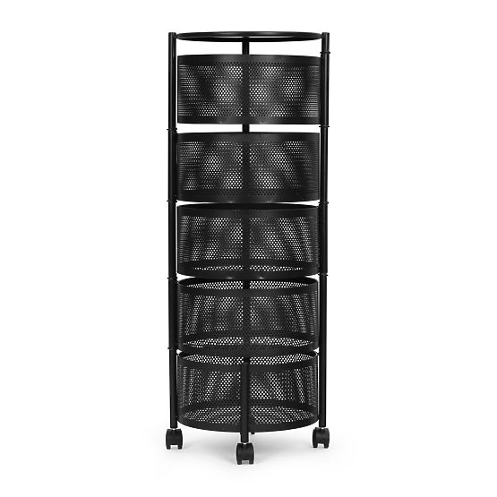 Konyhai polc segítő szervező forgó polcok 5 szint fém ModernHome