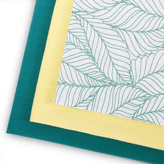 Konyhai törölköző LETTY türkiz szín nyomtatott minta modern stílus modern 50x70 ameliahome