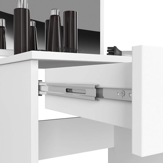 KOZMETIKAI FÉSÜLKÖDŐ ASZTAL TÜKÖRREL P-2/SL 500x600 JOBB PK FEHÉR