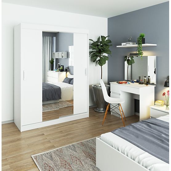 KOZMETIKAI FÜRDŐSZOBASZEKRÉNY TÜKÖRREL T-6/SL 900x600 JOBB PK FEHÉR