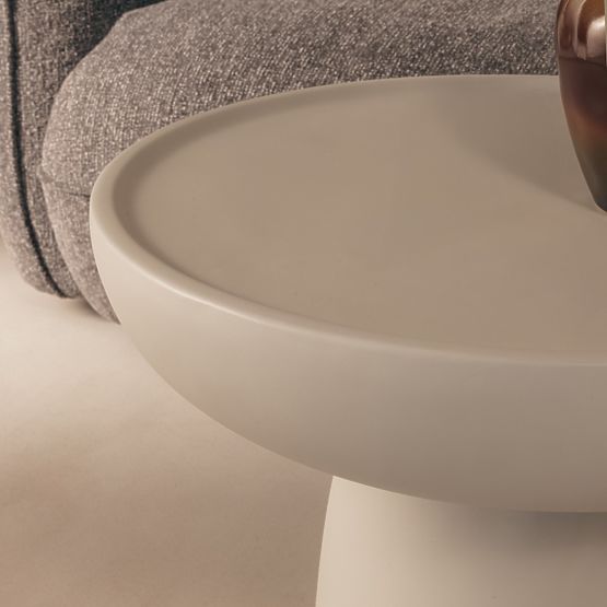 Lagoon dohányzóasztal 60 cm, bézs, matt