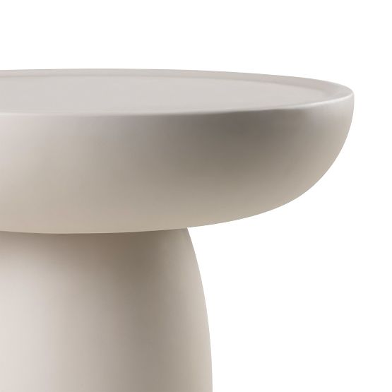 Lagoon dohányzóasztal 60 cm, bézs, matt