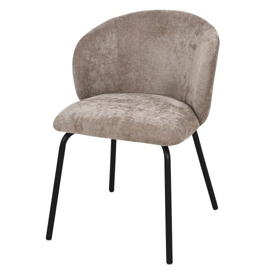 Larisa étkezőszék, barna/fekete lábak