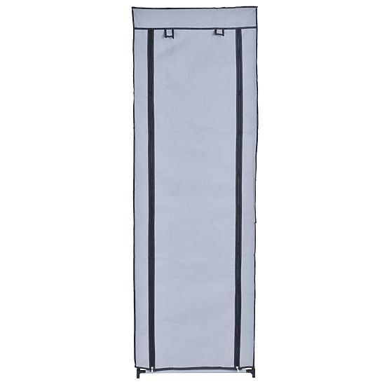 Lea szürke textil cipőtartó