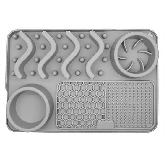 LICK MAT ÉTELLASSÍTÓ SZÜRKE