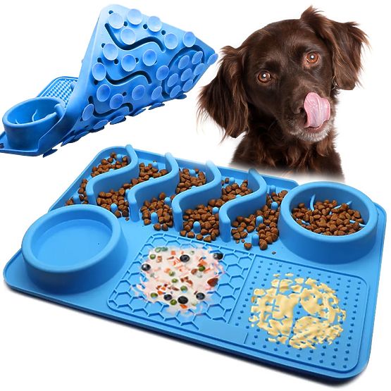 LICK MAT ETETÉST LASSÍTÓ KÉK