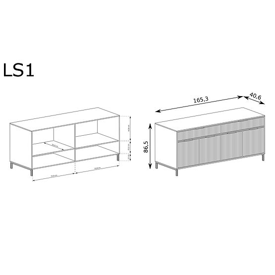 LINKaSTYLE LS1 komód kasmír