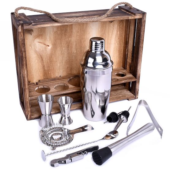 LOGAN 11 darabos bármixer készlet dobozzal