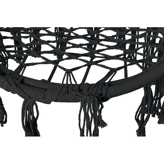 Lógó szék Gólyafészek LAGOS fekete párnákkal