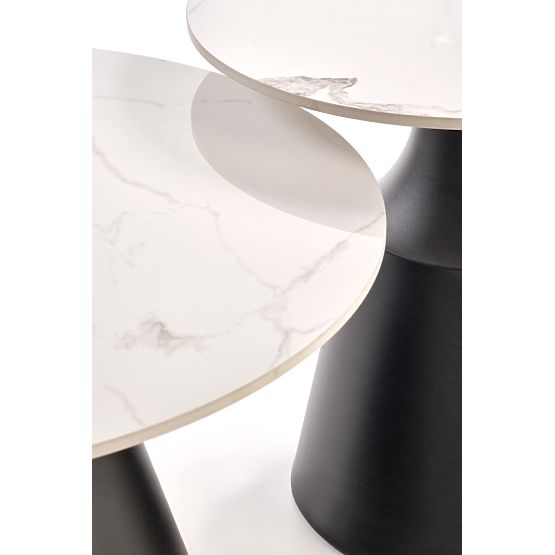 MAGNETA 2 pad készlet, fehér márvány / fekete (2p=1db)