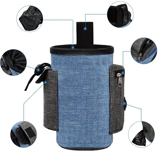 MAILO kék kutya jutalomfalat táska