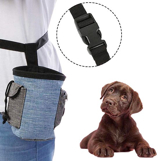 MAILO kék kutya jutalomfalat táska