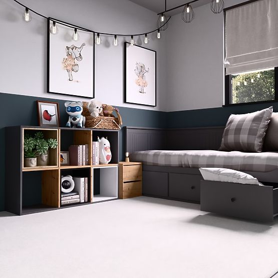 Malax 2X3 ANTRACIT ARTISAN Polc