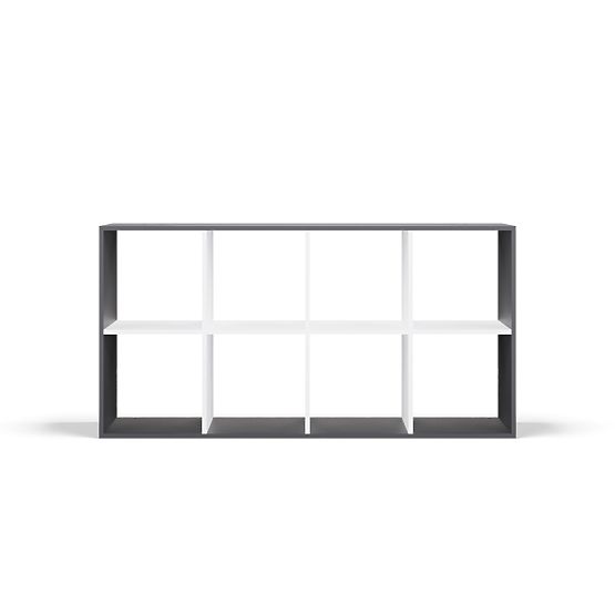 Malax 2X4 ANTRACIT FEHÉR Polc