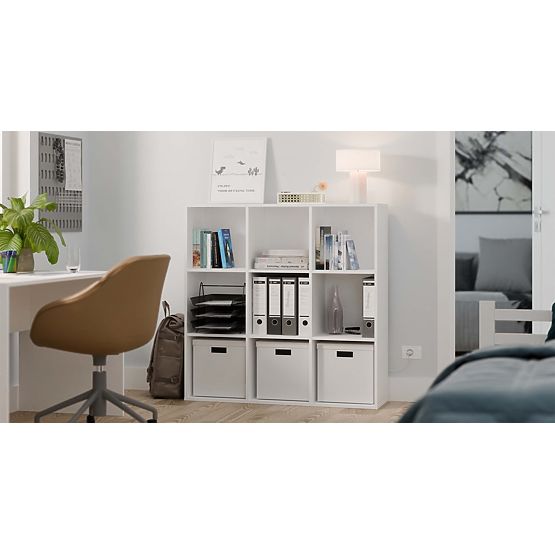 Malax 3X3 H Fehér Polc