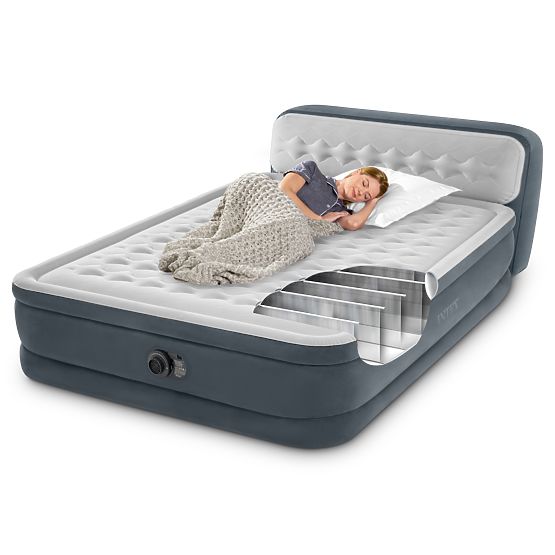 Matrac ágy 236x152cm pumpával 2 személy részére DELUXE 64448ND