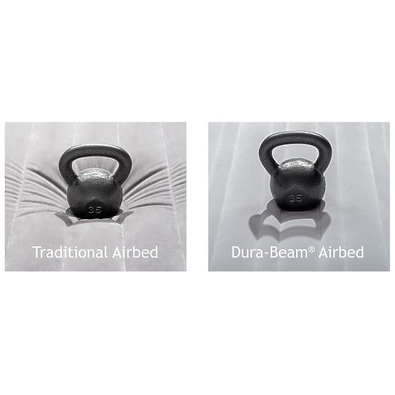 Matrac ágy 236x152cm pumpával 2 személy részére DELUXE 64448ND