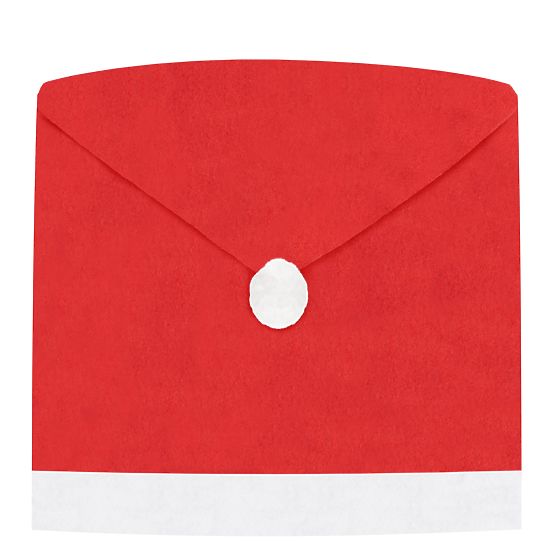 Mikulás sapka alakú székhuzat 6 db