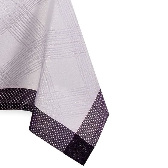 MILLUZA krémszínű, fémes klasszikus mintás terítő 110x160 ameliahome