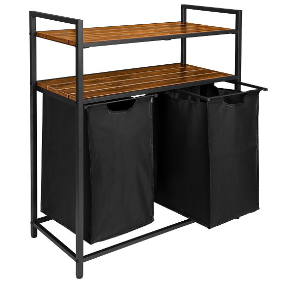 MIRUN 2 rekeszes szennyestartó polcokkal